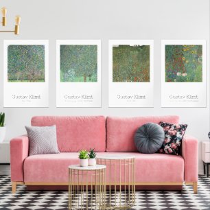 Gustav Klimt  meesterwerken Muurkunst Sets