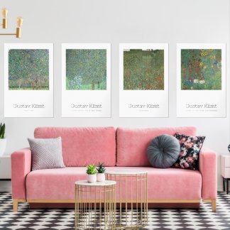 Gustav Klimt  meesterwerken Muurkunst Sets