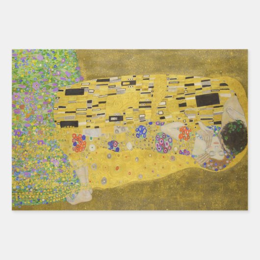 Gustav Klimt - Meesterwerken Selectie Inpakpapier Vel (Voorkant)