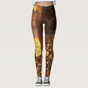Gustav Klimt - Minerva of Pallas Athena Leggings
