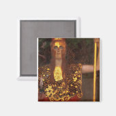 Gustav Klimt - Minerva of Pallas Athena Magneet (Voorkant / Achterkant)