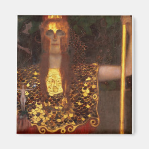 Gustav Klimt - Minerva of Pallas Athena Magneet
