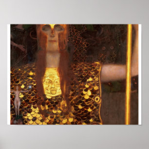 Gustav Klimt - Minerva of Pallas Athena Poster