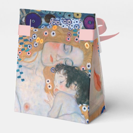 Gustav Klimt - Moeder en kind Bedankdoosjes (Achterkant)