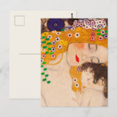 Gustav Klimt - Moeder en kind Briefkaart (Voorkant / Achterkant)