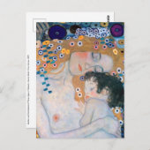 Gustav Klimt - Moeder en kind Briefkaart (Voorkant / Achterkant)