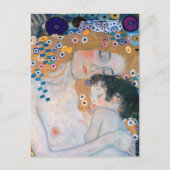 Gustav Klimt - Moeder en kind Briefkaart (Voorkant)