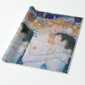Gustav Klimt - Moeder en kind Cadeaupapier (Uitgerold)