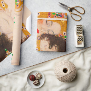 Gustav Klimt - Moeder en kind Cadeaupapier