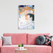 Gustav Klimt - Moeder en Kind Canvas Afdruk (Insitu (Woonkamer))