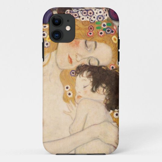 Gustav Klimt moeder en kind Case-Mate iPhone Case (Achterkant)