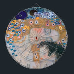 Gustav Klimt - Moeder en kind Dartbord<br><div class="desc">Moeder en kind (detail van drie jaar vrouw) - Gustav Klimt,  Oil on Canvas,  1905</div>