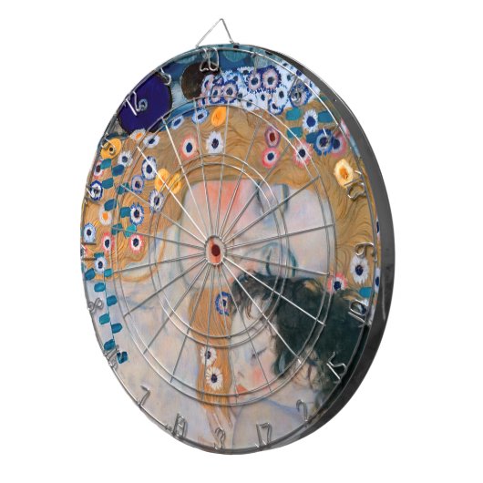 Gustav Klimt - Moeder en kind Dartbord (Voorkant Rechts)