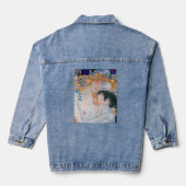 Gustav Klimt - Moeder en kind Denim Jacket (Achterkant)
