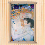 Gustav Klimt - Moeder en kind Dienblad<br><div class="desc">Moeder en kind (detail van drie jaar vrouw) - Gustav Klimt,  Oil on Canvas,  1905</div>