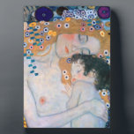 Gustav Klimt - Moeder en kind Fotoplaat<br><div class="desc">Moeder en kind (detail van drie jaar vrouw) - Gustav Klimt,  Oil on Canvas,  1905</div>