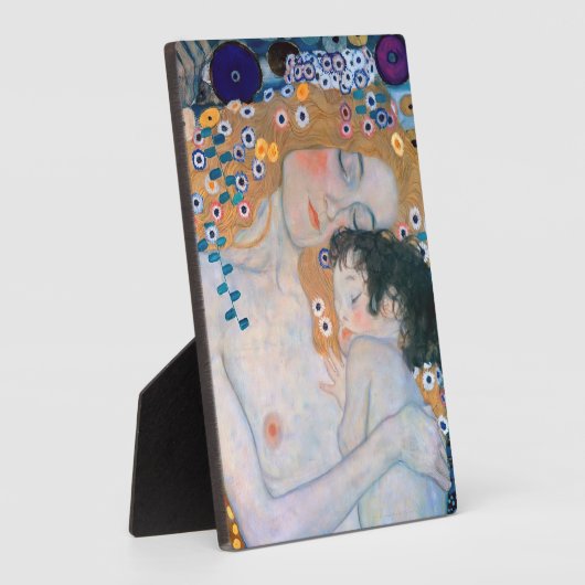 Gustav Klimt - Moeder en kind Fotoplaat (Zijkant)
