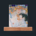 Gustav Klimt - Moeder en kind Fotoplankje<br><div class="desc">Moeder en kind (detail van drie jaar vrouw) - Gustav Klimt,  Oil on Canvas,  1905</div>