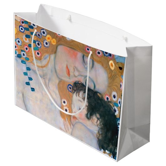 Gustav Klimt - Moeder en Kind Groot Cadeauzakje (Achterkant Gekanteld)
