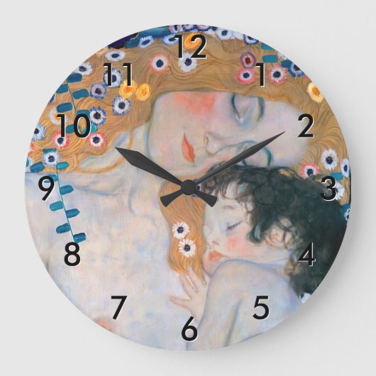 Gustav Klimt - Moeder en kind Grote Klok (Voorkant)