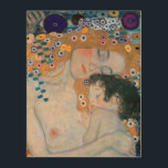 Gustav Klimt - Moeder en kind Hout Afdruk<br><div class="desc">Moeder en kind (detail van drie jaar vrouw) - Gustav Klimt,  Oil on Canvas,  1905</div>