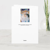 Gustav Klimt - Moeder en Kind Kaart (Achterkant)