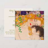 Gustav Klimt - Moeder en kind Kaart (Voorkant / Achterkant)