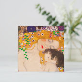 Gustav Klimt - Moeder en kind Kaart (Staand voorkant)