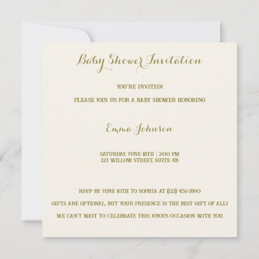 Gustav Klimt - Moeder en kind Kaart (Achterkant)