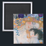 Gustav Klimt - Moeder en kind Magneet<br><div class="desc">Moeder en kind (detail van drie jaar vrouw) - Gustav Klimt,  Oil on Canvas,  1905</div>