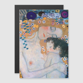 Gustav Klimt - Moeder en Kind Magnetische Kaart