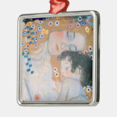 Gustav Klimt - Moeder en kind Metalen Ornament (Links)