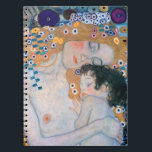 Gustav Klimt - Moeder en kind Notitieboek<br><div class="desc">Moeder en kind (detail van drie jaar vrouw) - Gustav Klimt,  Oil on Canvas,  1905</div>