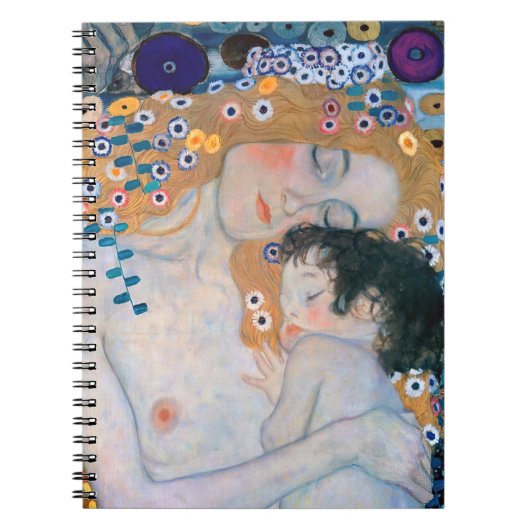 Gustav Klimt - Moeder en kind Notitieboek (Voorkant)