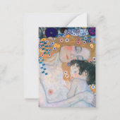Gustav Klimt - Moeder en Kind Notitiekaartje (Voorkant)