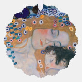 Gustav Klimt - Moeder en Kind Ornament Kaart (Voorkant)