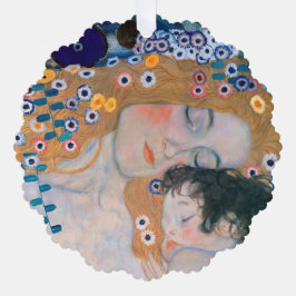 Gustav Klimt - Moeder en Kind Ornament Kaart
