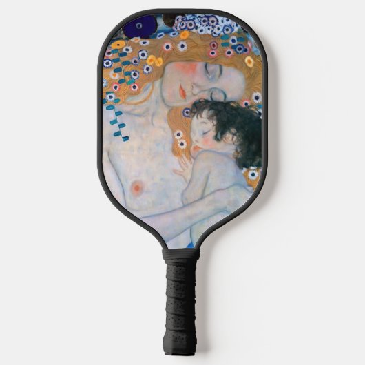 Gustav Klimt - Moeder en kind Pickleball Paddle (Achterkant)