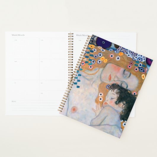 Gustav Klimt - Moeder en kind Planner (Display)