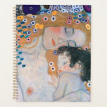 Gustav Klimt - Moeder en kind Planner<br><div class="desc">Moeder en kind (detail van drie jaar vrouw) - Gustav Klimt,  Oil on Canvas,  1905</div>