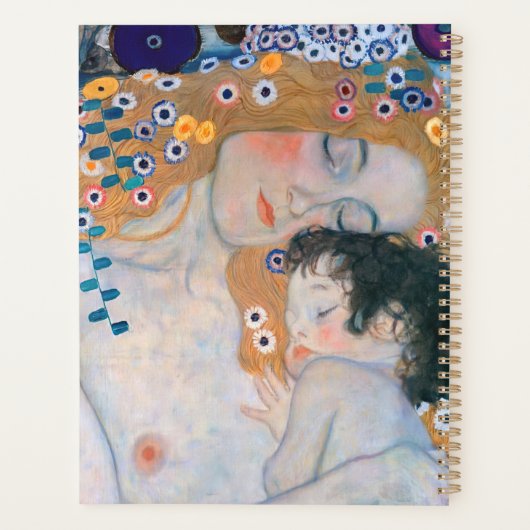 Gustav Klimt - Moeder en kind Planner (Achterkant)