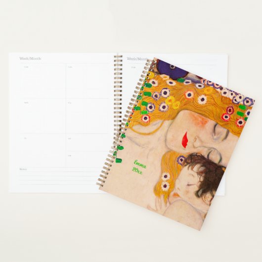 Gustav Klimt - Moeder en kind Planner (Display)