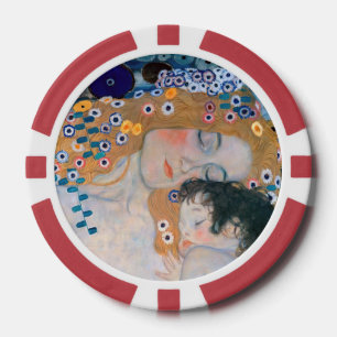 Gustav Klimt - Moeder en Kind Poker Chips