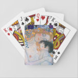 Gustav Klimt - Moeder en kind Pokerkaarten<br><div class="desc">Moeder en kind (detail van drie jaar vrouw) - Gustav Klimt,  Oil on Canvas,  1905</div>