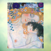 Gustav Klimt - Moeder en kind Raamsticker (Vel 3)