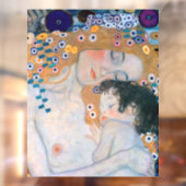 Gustav Klimt - Moeder en kind Raamsticker (Vel 2)