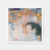 Gustav Klimt - Moeder en kind Servet (Voorkant)