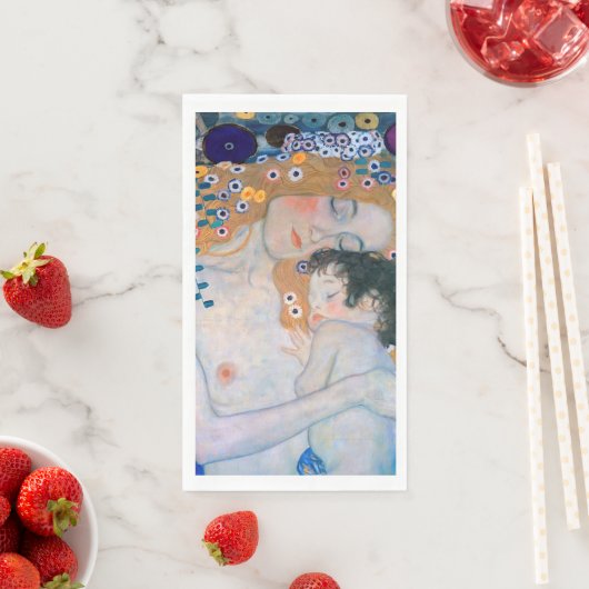 Gustav Klimt - Moeder en kind Servet (Insitu)