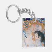 Gustav Klimt - Moeder en kind Sleutelhanger (Voorkant Links)