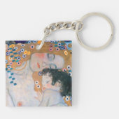 Gustav Klimt - Moeder en kind Sleutelhanger (Achterkant)